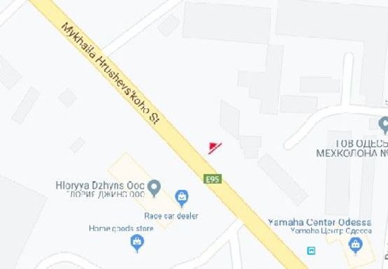 Схема рекламной плоскости по адресу Грушевского Михаила ул., 41