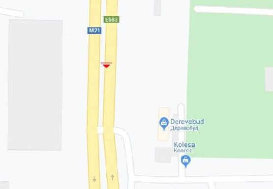 Схема рекламной плоскости по адресу Киевская ул., Водоканал (разделитель) Схема рекламной плоскости по адресу Киевская ул., Водоканал (разделитель)