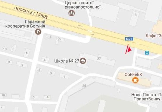 Схема рекламной плоскости по адресу Мира пр., 27 Схема рекламной плоскости по адресу Мира пр., 27