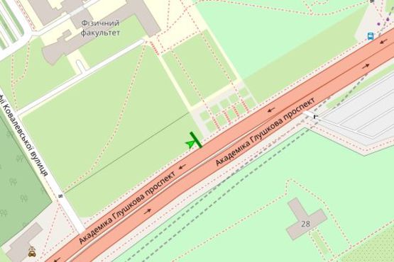 Схема рекламної площини за адресою Академіка Глушкова просп., навпроти НВЦ "Експоцентр України" Схема рекламної площини за адресою Академіка Глушкова просп., навпроти НВЦ "Експоцентр України"