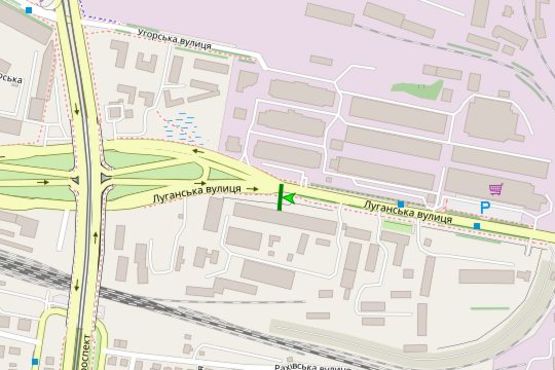 Схема рекламной плоскости по адресу Луганська вул. (Сихівський міст) Схема рекламной плоскости по адресу Луганська вул. (Сихівський міст)