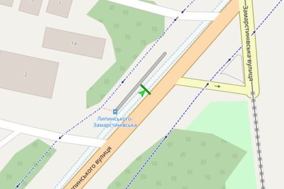 Схема рекламной плоскости по адресу Вячеслава Липинського вул. - Покутська вул. Схема рекламной плоскости по адресу Вячеслава Липинського вул. - Покутська вул.