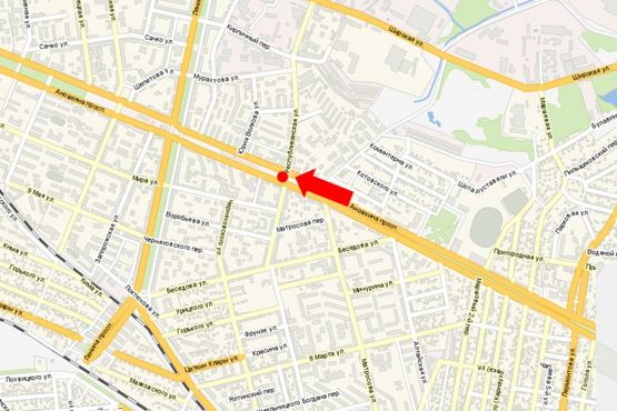 Схема рекламной плоскости по адресу Аношкина пр. / ул. Республиканская Схема рекламной плоскости по адресу Аношкина пр. / ул. Республиканская