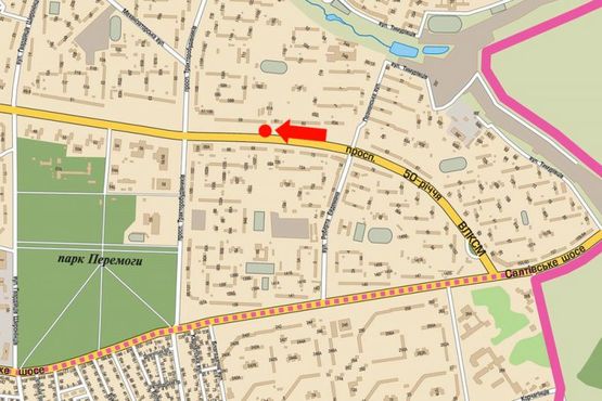 Схема рекламної площини за адресою Юбилейный пр. (бывш. 50 лет ВЛКСМ пр.), 59, в центр (флажок) Схема рекламної площини за адресою Юбилейный пр. (бывш. 50 лет ВЛКСМ пр.), 59, в центр (флажок)