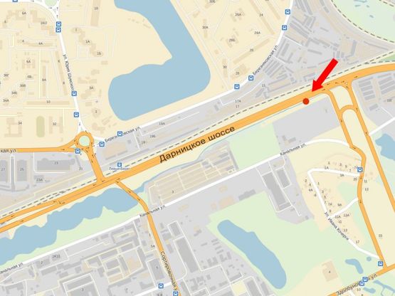 Схема рекламної площини за адресою Дарницкое шоссе / мост Дарницкий, 50м от Григоренка пр., в сторону мост Дарницкий Схема рекламної площини за адресою Дарницкое шоссе / мост Дарницкий, 50м от Григоренка пр., в сторону мост Дарницкий