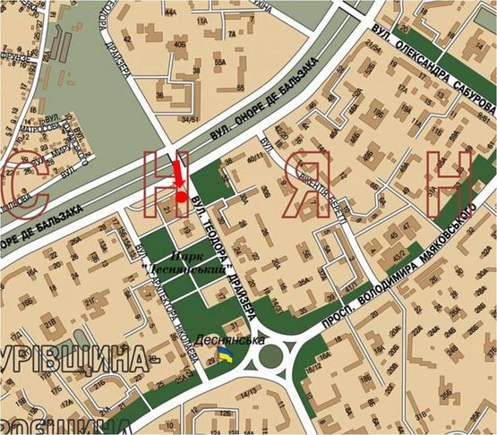 Схема рекламной плоскости по адресу Драйзера ул., 21, возле супермаркета "Сильпо", в сторону Маяковского пр. Схема рекламной плоскости по адресу Драйзера ул., 21, возле супермаркета "Сильпо", в сторону Маяковского пр.