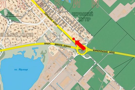 Схема рекламной плоскости по адресу Харьковское шоссе, СТО "Toyota", в сторону Дарницкая пл. (бывш. Ленинградская пл.) Схема рекламной плоскости по адресу Харьковское шоссе, СТО "Toyota", в сторону Дарницкая пл. (бывш. Ленинградская пл.)