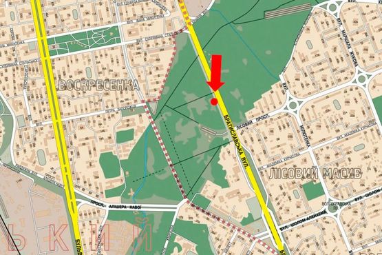 Схема рекламной плоскости по адресу Братиславская ул. / Лесной пр., в сторону рынок "Юность", перед АЗС "ТНК" Схема рекламной плоскости по адресу Братиславская ул. / Лесной пр., в сторону рынок "Юность", перед АЗС "ТНК"