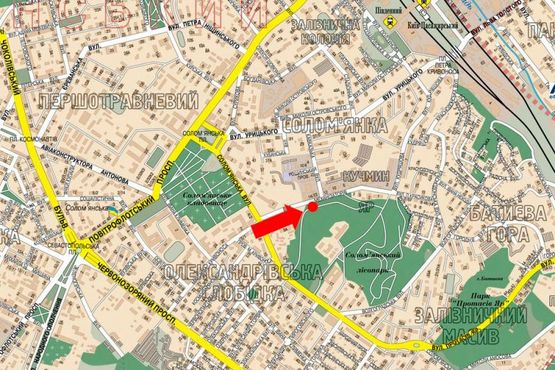 Схема рекламной плоскости по адресу Механизаторов ул., 14 / Кавказская ул., в сторону Кудряшова ул., ЖК "Времена года"