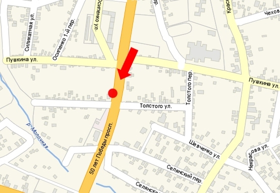 Схема рекламной плоскости по адресу 50-летия Победы пр. / ул. Толстого Схема рекламной плоскости по адресу 50-летия Победы пр. / ул. Толстого