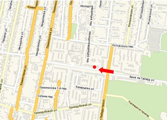 Схема рекламной плоскости по адресу 30-летия Победы бул., 2, в сторону ул. Ломоносова Схема рекламной плоскости по адресу 30-летия Победы бул., 2, в сторону ул. Ломоносова