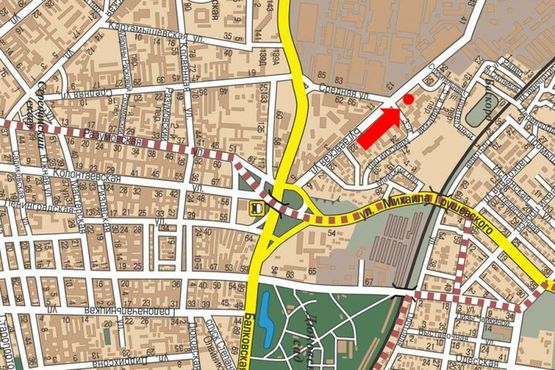 Схема рекламной плоскости по адресу Бугаевская ул., 48, нижний, в сторону супермаркета "Идеал" Схема рекламной плоскости по адресу Бугаевская ул., 48, нижний, в сторону супермаркета "Идеал"