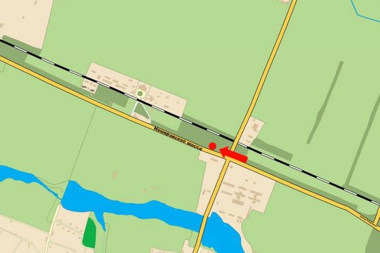 Схема рекламной плоскости по адресу Немировское шоссе, въезд в город, нижний Схема рекламной плоскости по адресу Немировское шоссе, въезд в город, нижний