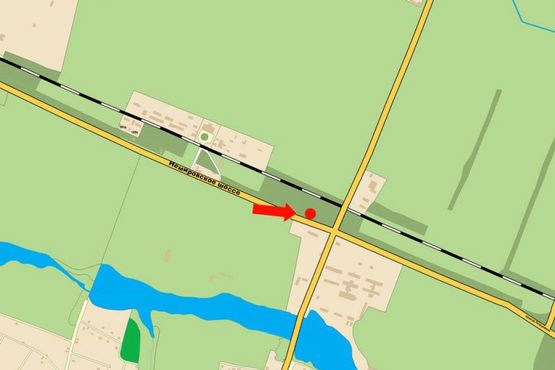 Схема рекламной плоскости по адресу Немировское шоссе, выезд из города, нижний Схема рекламной плоскости по адресу Немировское шоссе, выезд из города, нижний