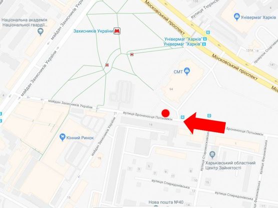 Схема рекламной плоскости по адресу Броненосца Потёмкин ул., 15, напротив Конного рынка, в сторону ст.м. "Защитников Украины" Схема рекламной плоскости по адресу Броненосца Потёмкин ул., 15, напротив Конного рынка, в сторону ст.м. "Защитников Украины"