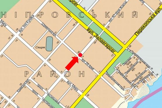 Схема рекламної площини за адресою Университетская ул. (бывш. 40-летия Октября ул.), 120 / 28-ой Армии ул., разделитель, к ТРЦ "Фабрика", из центра, правый Схема рекламної площини за адресою Университетская ул. (бывш. 40-летия Октября ул.), 120 / 28-ой Армии ул., разделитель, к ТРЦ "Фабрика", из центра, правый