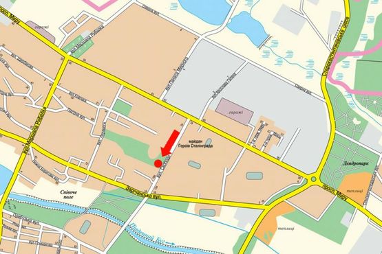 Схема рекламной плоскости по адресу Свободы ул., 7-А Схема рекламной плоскости по адресу Свободы ул., 7-А