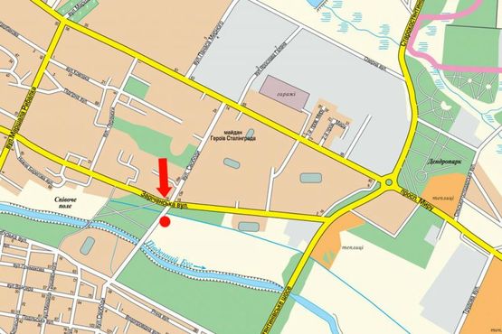 Схема рекламной плоскости по адресу Свободы ул., возле моста Схема рекламной плоскости по адресу Свободы ул., возле моста