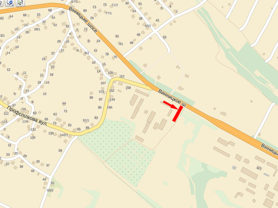 Схема рекламной плоскости по адресу Виниицкое шоссе ул. Схема рекламной плоскости по адресу Виниицкое шоссе ул.