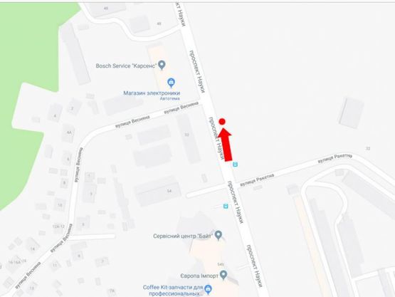 Схема рекламной плоскости по адресу Науки пр, 52 - ул. Ракетная, в сторону Демеевской пл. Схема рекламной плоскости по адресу Науки пр, 52 - ул. Ракетная, в сторону Демеевской пл.