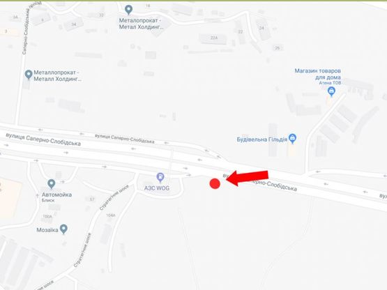 Схема рекламной плоскости по адресу Саперно-Слободская ул., возле АЗС WOG, в сторону Демеевской пл. (бывш. Московская пл.) Схема рекламной плоскости по адресу Саперно-Слободская ул., возле АЗС WOG, в сторону Демеевской пл. (бывш. Московская пл.)