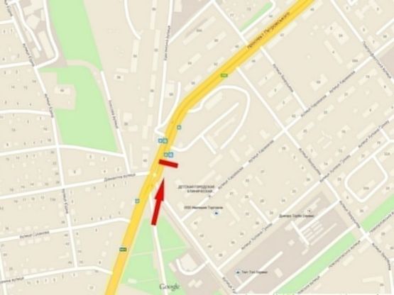 Схема рекламної площини за адресою пр-т. Івана Мазепи - вул. Киїська, ринок Схема рекламної площини за адресою пр-т. Івана Мазепи - вул. Киїська, ринок