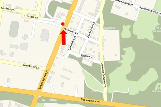 Схема рекламной плоскости по адресу Владимирская ул., возле "Приватбанка" Схема рекламной плоскости по адресу Владимирская ул., возле "Приватбанка"