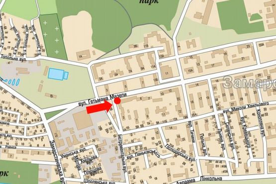 Схема рекламної площини за адресою Мазепы ул., 4, напротив ТРЦ "Спартак" Схема рекламної площини за адресою Мазепы ул., 4, напротив ТРЦ "Спартак"