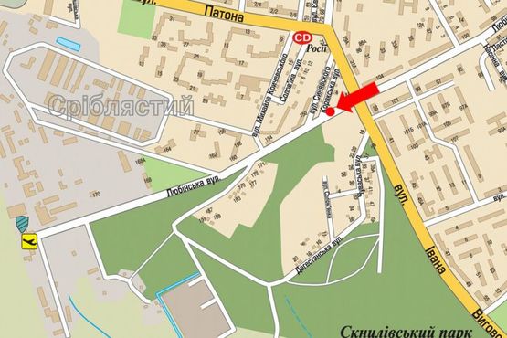 Схема рекламной плоскости по адресу Любинская ул. / Выговского ул., в сторону аэропорта "Львов" Схема рекламной плоскости по адресу Любинская ул. / Выговского ул., в сторону аэропорта "Львов"