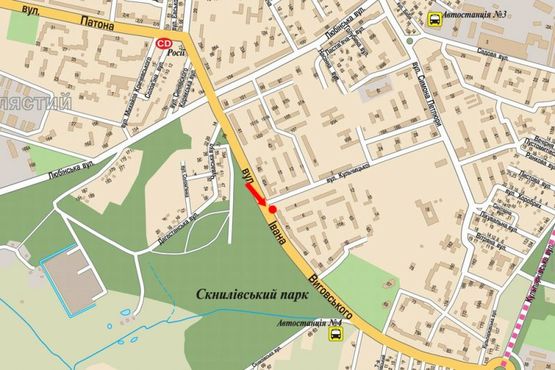 Схема рекламної площини за адресою Выговского ул. / Кульчицкой ул., рынок "Южный", остановка Схема рекламної площини за адресою Выговского ул. / Кульчицкой ул., рынок "Южный", остановка