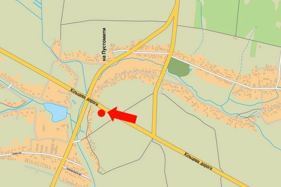 Схема рекламної площини за адресою Окружная дорога, с. Сокольники, в сторону ул. Городоцкая, супермаркетов Metro, Эпицентр Схема рекламної площини за адресою Окружная дорога, с. Сокольники, в сторону ул. Городоцкая, супермаркетов Metro, Эпицентр