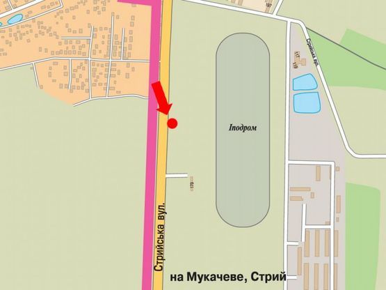 Схема рекламної площини за адресою Стрыйская ул., 121, возле ТРЦ "King Cross", супермаркетов "Ашан", "Фокстрот", "Эпицентра", ипподрома, из центра Схема рекламної площини за адресою Стрыйская ул., 121, возле ТРЦ "King Cross", супермаркетов "Ашан", "Фокстрот", "Эпицентра", ипподрома, из центра