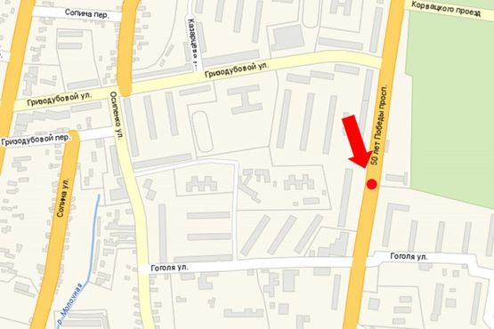 Схема рекламной плоскости по адресу 50-летия Победы пр., возле "Рижского" рынка Схема рекламной плоскости по адресу 50-летия Победы пр., возле "Рижского" рынка