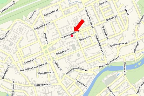 Схема рекламной плоскости по адресу Росвиговская ул., возле отеля "Лангер" Схема рекламной плоскости по адресу Росвиговская ул., возле отеля "Лангер"