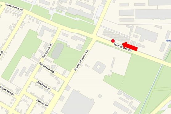 Схема рекламної площини за адресою Масарика ул. (бывш. Матросова ул.), возле входа на рынок, гипермаркета "Миван", в центр Схема рекламної площини за адресою Масарика ул. (бывш. Матросова ул.), возле входа на рынок, гипермаркета "Миван", в центр