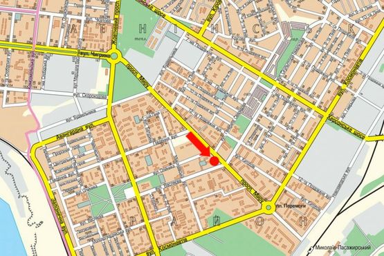 Схема рекламної площини за адресою Мира пр. / Театральная ул. (бывш. Васляева ул.), возле Приватбанка, супермаркета "Novus", из центра Схема рекламної площини за адресою Мира пр. / Театральная ул. (бывш. Васляева ул.), возле Приватбанка, супермаркета "Novus", из центра