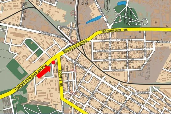 Схема рекламної площини за адресою Овидиопольская дорога ул. / Рихтера ул. (бывш. Щорса ул.), возле остановки "Селекционный институт", в центр Схема рекламної площини за адресою Овидиопольская дорога ул. / Рихтера ул. (бывш. Щорса ул.), возле остановки "Селекционный институт", в центр