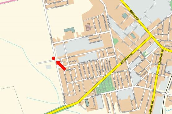 Схема рекламної площини за адресою Макарова ул. / Боярка ул., возле супермаркетов "Эпицентр", "METRO"