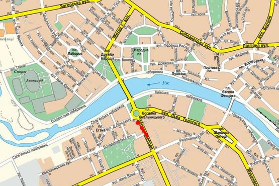 Схема рекламной плоскости по адресу Свободы пр., возле остановки Схема рекламной плоскости по адресу Свободы пр., возле остановки