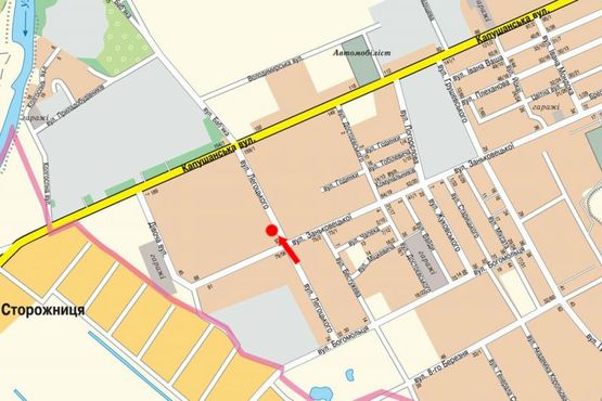 Схема рекламной плоскости по адресу Легоцкого ул. / ул. Заньковецкой, возле супермаркета "Вопак" Схема рекламной плоскости по адресу Легоцкого ул. / ул. Заньковецкой, возле супермаркета "Вопак"