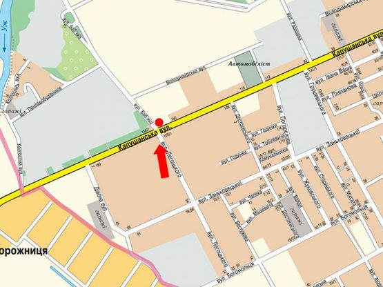 Схема рекламной плоскости по адресу Капушанская ул. - ул. Бабяка, в сторону Бабяка ул. Схема рекламной плоскости по адресу Капушанская ул. - ул. Бабяка, в сторону Бабяка ул.