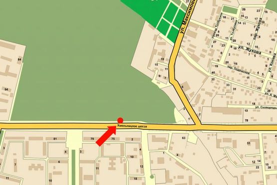 Схема рекламної площини за адресою Хмельницкое шоссе / 600-летия ул.