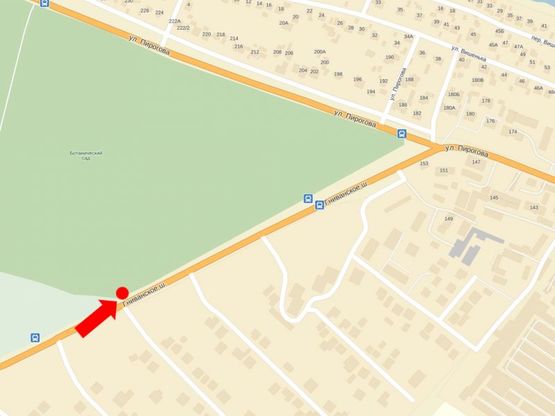 Схема рекламной плоскости по адресу Гниванское шоссе, котеджный городок "Царское село", в центр Схема рекламной плоскости по адресу Гниванское шоссе, котеджный городок "Царское село", в центр