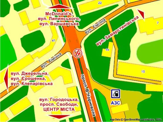 Схема рекламной плоскости по адресу пер. пр. Чорновола – вул. Хімічної (на р/с, з центру), пакет скролл 5 Схема рекламной плоскости по адресу пер. пр. Чорновола – вул. Хімічної (на р/с, з центру), пакет скролл 5