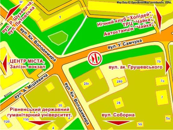 Схема рекламной плоскости по адресу вул. У.Самчука  (біля буд. 28 г) Схема рекламной плоскости по адресу вул. У.Самчука  (біля буд. 28 г)