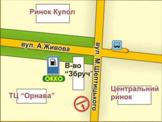 Схема рекламной плоскости по адресу вул. Шептицького (біля ринку), 3x4 м Схема рекламной плоскости по адресу вул. Шептицького (біля ринку), 3x4 м