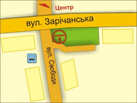 Схема рекламной плоскости по адресу вул. Свободи, 16 "а" Схема рекламной плоскости по адресу вул. Свободи, 16 "а"