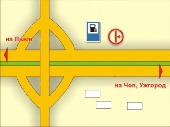 Схема рекламної площини за адресою с. Солонка (на Чоп), 4х8 м Схема рекламної площини за адресою с. Солонка (на Чоп), 4х8 м