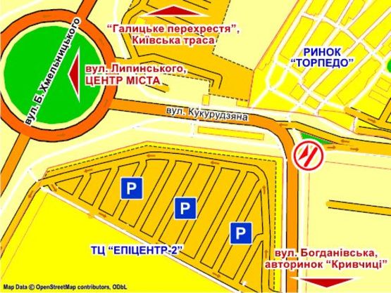 Схема рекламної площини за адресою вул. Кукурудзяна, біля ринку "Торпедо" Схема рекламної площини за адресою вул. Кукурудзяна, біля ринку "Торпедо"