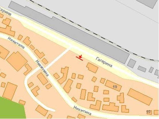 Схема рекламної площини за адресою Гагарина ул, напротив входа в Ж/Д вокзал, пятый справа Схема рекламної площини за адресою Гагарина ул, напротив входа в Ж/Д вокзал, пятый справа